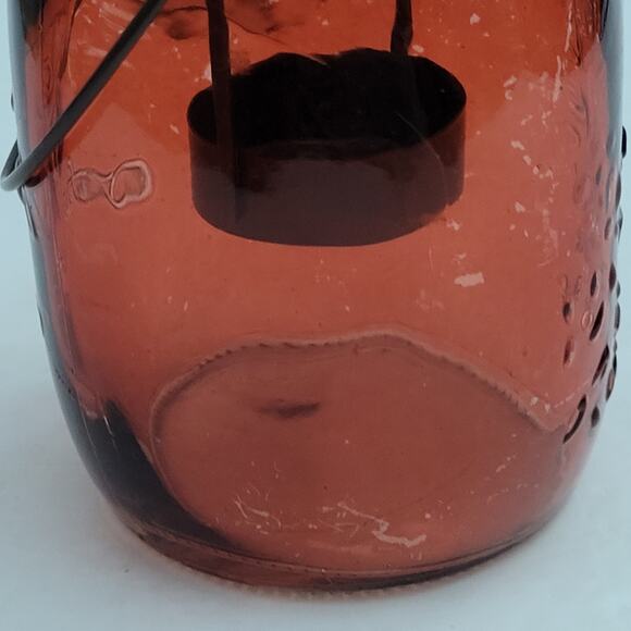 Red Mason Jar Lantern - Picture 11 of 12